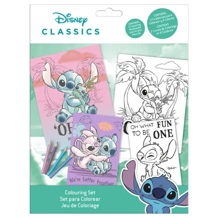 Set Colorear Stitch Disney - 1