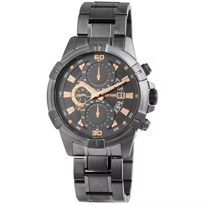 Reloj Raptor ® Hombre Cronógrafo com Pulsera em Aço Inoxidável - 1