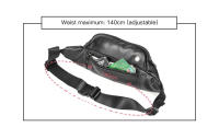 Riñonera de cuero genuino para hombre, bolso de hombro informal de negocios de alta capacidad con correas ajustables, regalos - details 1