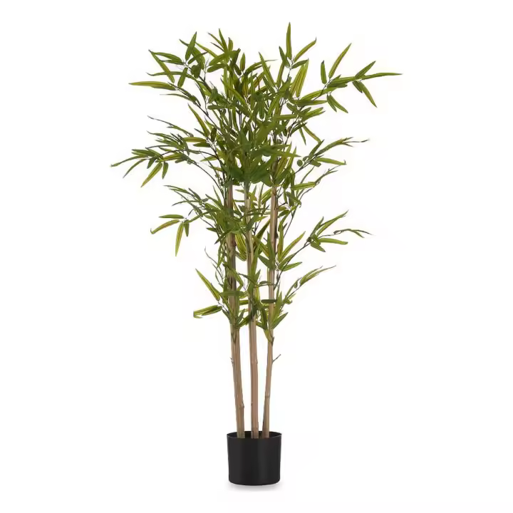 Planta Decorativa Ibergarden BRS-ADD154 Plástico Cable de hierro Bambú 70 x 120 x 70 cm - 1