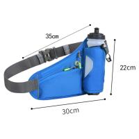 Bolsa De Cintura Para Correr Con Portabotellas Bolsa De Almacenamiento Para Deportes Aire Libre Caminata Montañismo Ciclismo Unisex - details 0