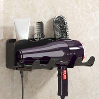 Soporte De Secador De Pelo De Pared Organizador De Almacenamiento Para Lámpara De Pelo Y Rectificador Estante De Baño - details 3