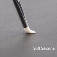 5 Pcs Cepillos De Uñas De Silicona Para Modelado Arte De Uñas Y Escultura De Cerámica Hueca Herramienta UV Gel Formación - details 3