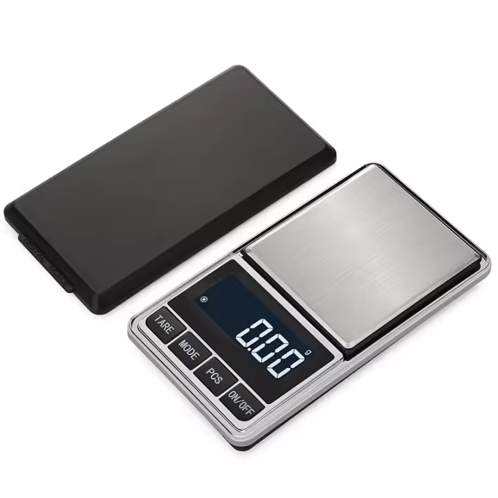 Báscula De Joyería Electrónica De Precisión Mini Para Cocina Con Peso De 0.01/0.1g Pantalla LED De Acero Inoxidable - 1