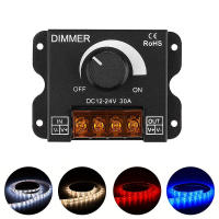 Controlador De Interruptor De Ajuste De Brillo Sin Etapas DC12-24V 30A Para Cadena De Luces LED 3528 5050 COB SMD - details 0