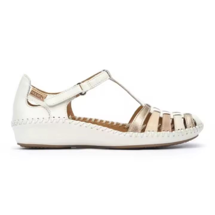 Shoes Sandalias Mujer marca Pikolinos modelo 655-0843C2*** para mujer en color nata - 1