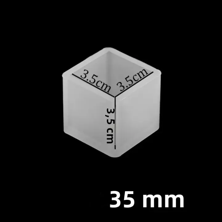 Molde De Silicona Para Joyería DIY Cubo De Epoxy UV Herramientas De Artesanía Molde De Cuentas Para Creación De Joyas - 1