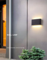 Lámpara De Pared Moderna TRAZOS IP65 Impermeable Para Exterior Y Dormitorio Iluminación Circular Y Cuadrada Decorativa Con Luz LED Para Jardín Porche Cocina Comedor Estudio Baño - details 0
