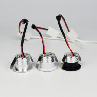 Luz De Techo Spot LED COB 3W Pequeño CRI90+ AC85-265V Terminales Negras Blancas Y Plateadas Para Armario Instalación Auto-contenida - details 3