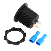Voltímetro Digital LED Para Motocicleta 12V Precisión Alta Impermeable Para Coche Barco ATV RV Medidor De Voltaje Con Pantalla LED - details 3