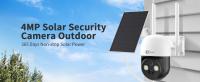 Cámara Solar Exterior Wireless XVIM 4MP Vigilancia De Seguridad Con Visión Nocturna Y Detección De Movimiento Wifi 2.4G Angulo De Visión 110° - details 0
