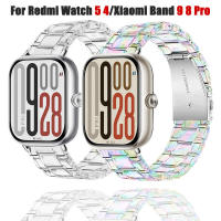 Correa De Resina Transparente Colorida Para Xiaomi Redmi Watch 5 4 Mi Band 9 Pro/8 pro Reemplazo De Pulsera Compatible Con Marca Unisex - details 0
