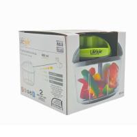 Start Electric | Picadora-batidora manual para picar, cortar y batir alimentos | 2 piezas de recambio diferentes (cuchilla para picar y cortar; batidor para mezclar) | Marca Lifestyle - details 2