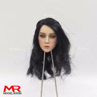 Figura De Acción De 12 Pulgadas Mujer Guerrera Cabello Negro Escultura De Cabeza Compatible Con Soldado De 1/6 Escala Modelo De PVC Para Adultos - details 1