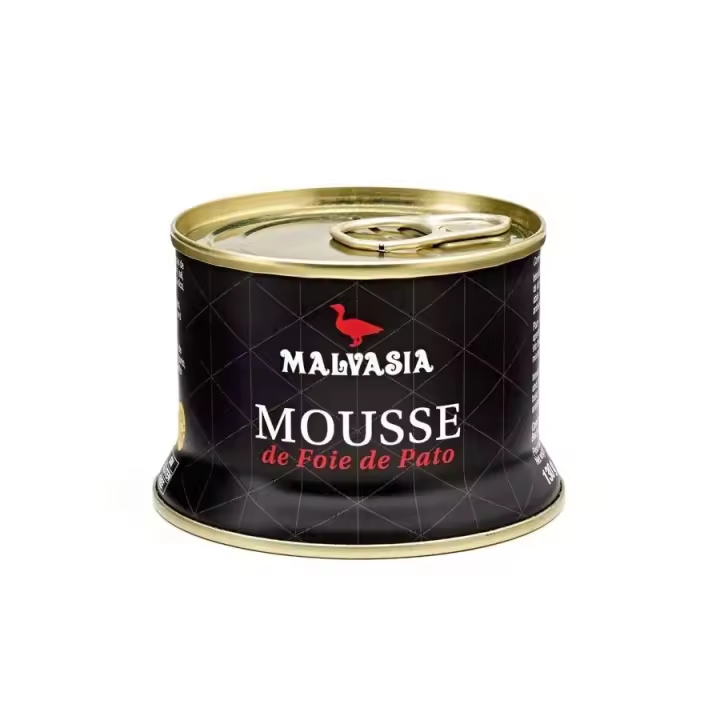 Malvasía Mousse de Foie de Pato 130 Gr - Textura Suave y Aterciopelada - 1