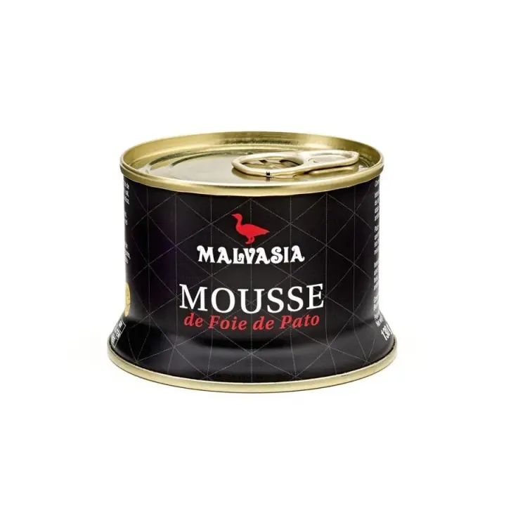 Malvasía Mousse de Foie de Pato 130 Gr - Textura Suave y Aterciopelada - 1