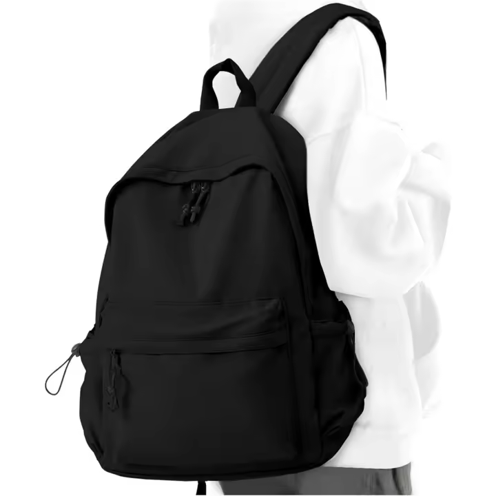 Mochila ligera informal Black DA school youth, negra - 1