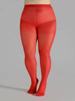 Conjunto De Medias Ultrafinas Y Elásticas De Talla Grande En Color Sólido Para Mujer Medias Transparentes Versátiles Y Adelgazantes - details 5