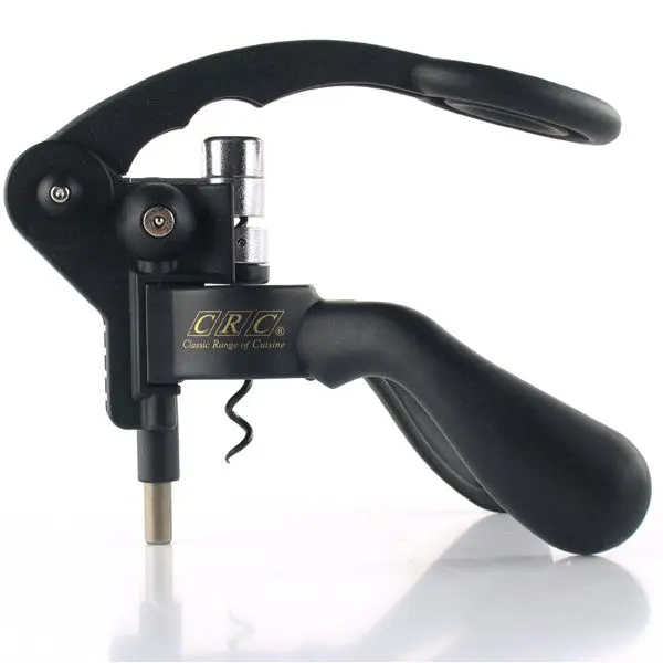 Sacacorchos Deluxe Palanca BURDEOS CRC Menaje Mesa Vino Bar - Fácil Extracción de Corchos - 1