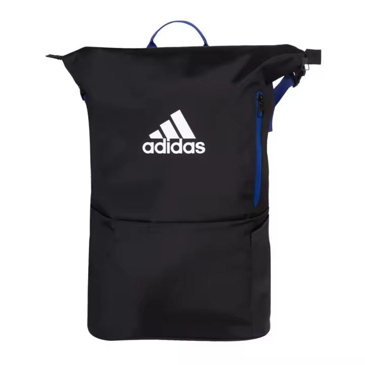Mochila Adidas Multigame Negro Azul - 1