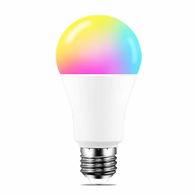 Bombilla LED RGB Tuya Bluetooth Control APP 2700-6500K Dimmable Sin Pasos 9W RGB+CW+WW Lámpara Inteligente E27 E26 Para Dormitorio AC85-265V - 1