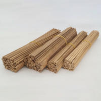 40Pc De Varillas De Bambú Para Modelos Y Manualidades No Terminadas Tamaños Variados Sticks De Madera Para Creación Artesanal - details 2