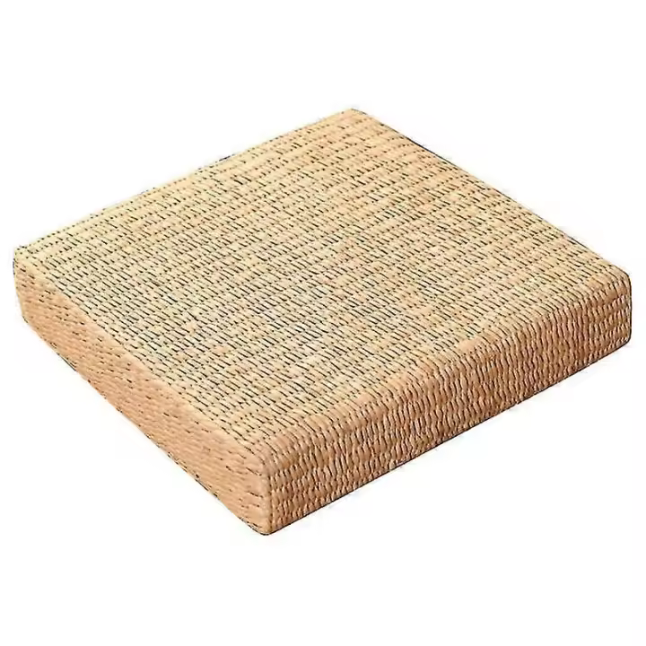 Paja Cojín Decorativo Cómodo para Sit Square Estilo Japonés Paja Plana Cojín Del Asiento PARA EL Hogar - 1
