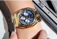 Reloj De Cuarzo Para Hombre MINI FOCUS Cronógrafo Resistente Al Agua Con Luminiscencia Y Calendario Correa De Acero Inoxidable Estilo Business - details 28