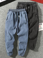Jeans De Jogger Para Hombres Talla Grande 6XL 7XL 8XL Streetwear Negro Azul Pantalones Cargo Casuales Elásticos De Algodón Con Estiramiento Jeans Taper Baggy - details 5
