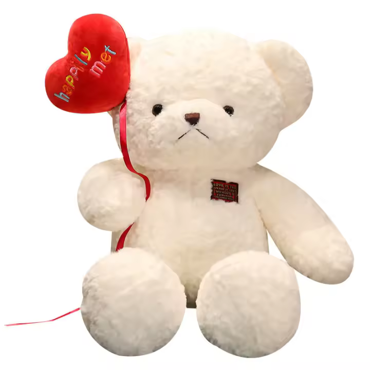 Muñeco De Peluche Oso Confesión Para Niñas Creativo Regalo De Tanabata Y Día De San Valentín Relleno De Algodón PP Figura De Oso Unisex - 1