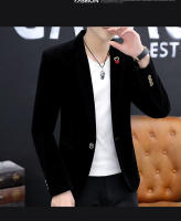 Chaqueta De Traje Casual Para Hombre Estilo Británico De Alta Calidad Moda Joven Chaqueta Corta De Otoño Talla Slim Ajustada - details 10