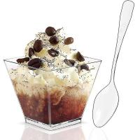 Mini Vaso de Postre De 56 ml para fiesta, pudín, Helado de Frutas - details 0