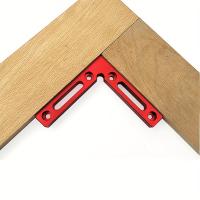Juego De 1/2 Piezas De Abrazadera De Ángulo Recto De 90 Grados En Aluminio Para Carpintería Herramienta De L Bloque Para Marco De Pintura Caja Cajón - details 4