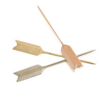 10pcs Palillos De Cocodrilo De Acero Inoxidable Para Cócteles Reutilizables Decoración De Comida Para Frutas Cócteles Fiestas Bodas - details 2