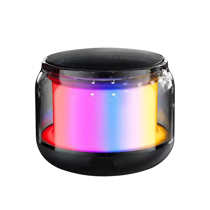 LIFA Altavoz de Bluetooth portátil con luces LED MB152, reproductor de música MP3, Tarjeta SD, Jack 3.5mm, Radio FM - 1