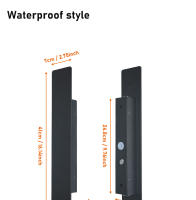 Lámpara De Pared LED 18W Impermeable En Negro O Blanco Para Jardín Patio Aisle Interior Habitación Dormitorio Moderna - details 2