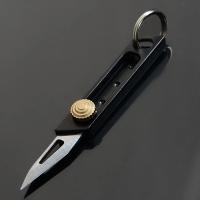 Cuchillo De Bolsillo Miniatura Portátil De Aleación Con Caja Cortador De Llavero Útil Herramientas EDC Cuchillo Fijo De Estación - details 12