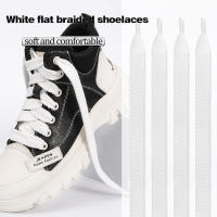 Alpargatas Planas Blancas De Hilo Tejido 1/2 Pares Lástima Para Zapatillas 15mm Ancho Reemplazo Para Lástimas Deportivas - details 2