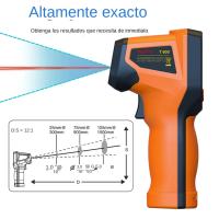 Termómetro Infrarrojo Digital No Contacto Láser Medidor De Temperatura Higrómetro Imager Sensor IR Termómetro -50~600°C - details 2