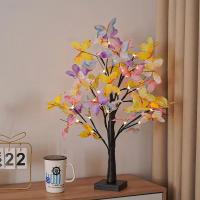 Luz De Árbol Con Mariposas LED Para Escritorio Iluminación Decorativa USB Para Bodas Cumpleaños Decoración De Hogar Y Oficina - details 7