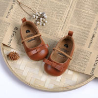 Zapatillas MYGGPP Para Bebés Niñas Zapatos De Boda Y Fiesta Princesa Con Lazo Cierre Elástico Material Superior De Cuero Todas Las Estaciones - details 2
