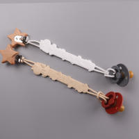 Cadena De Chupete Para Bebé Con Clip De Seguridad En Silicona Juguetes De Mordedor Para Dientes Próximos Cadena De Chupete Integrada Regalo Para Bebé - details 5