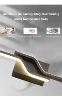 Luz De Pared LED Moderna Minimalista En Negro Iluminación Interior Elegante Para Sala De Estar Dormitorio Pasillo Decoración De Luces Verticales Sencillas Y Elegantes - details 3