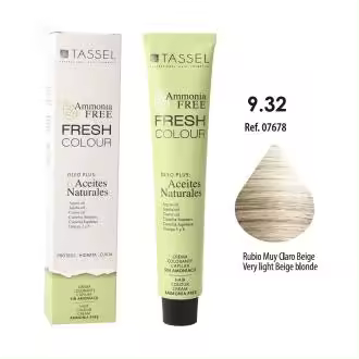 Tinte Fresh Colour sin Amoniaco 100ml: 9.32 Rubio muy claro beige - Tassel - 1