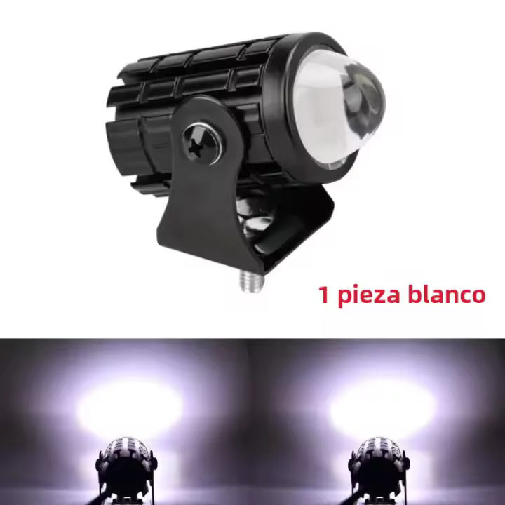 Farol LED De Conducción Mini Para ATV Scooter Y Motocicleta Doble Color Lámpara Antiniebla Accesorios De Luz De Motocicleta - 1