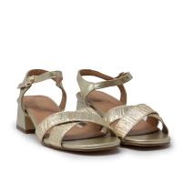Sandalias altas mujer D'ANGELA DKO28164ORO SANDALIA TIRAS CRUZADAA PLATINO 35649 25V - details 2