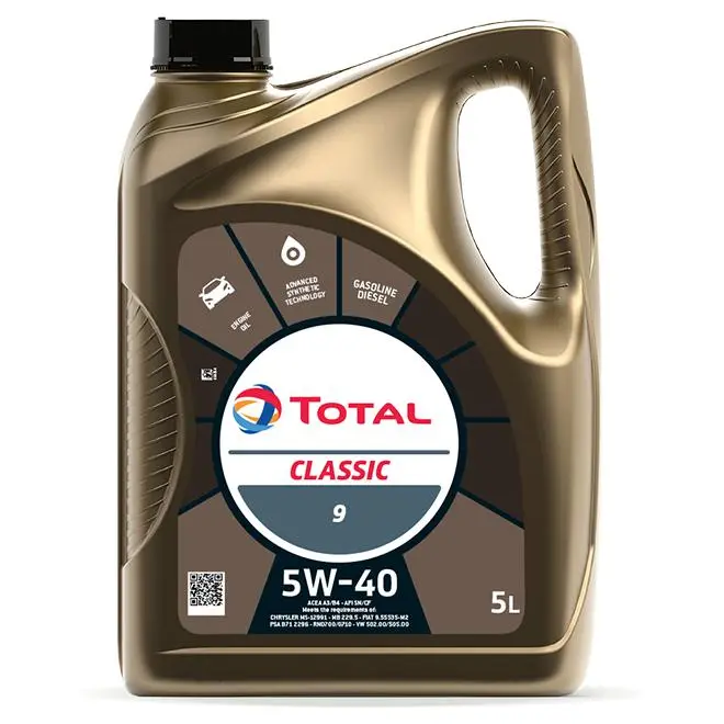 Aceite Total Classic 5W40 5L - Protección y Rendimiento - 1
