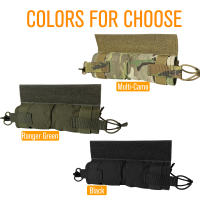Bolsa De Revólver Táctica UNONTAC 500D Nylon Abdomen Doble Con Velcro Universal Para Chaleco Convenientemente Colocado Por Encima De Las Bolsas De Revólver - details 0