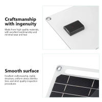 Panel Solar Portátil 6W Con USB Para Exteriores Impermeable Para Camping Y Senderismo Cargador De Móvil 5V De Silicio Monocrómico - details 5