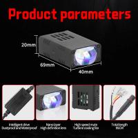 2pcs Luz Deportiva LED Super Delgada Amarilla Y Blanca Dual Beam Bi-Led Proyector Grill 3000K 6000K Para Motocicleta ATV UTV Proyector - details 4